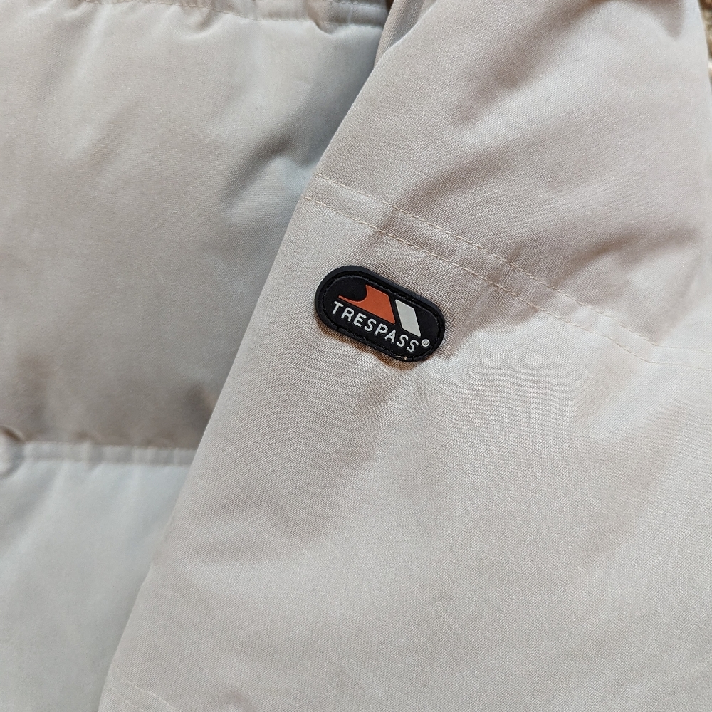 Trespass Authentic Down Winter Coat Neutral Minim… - image 5